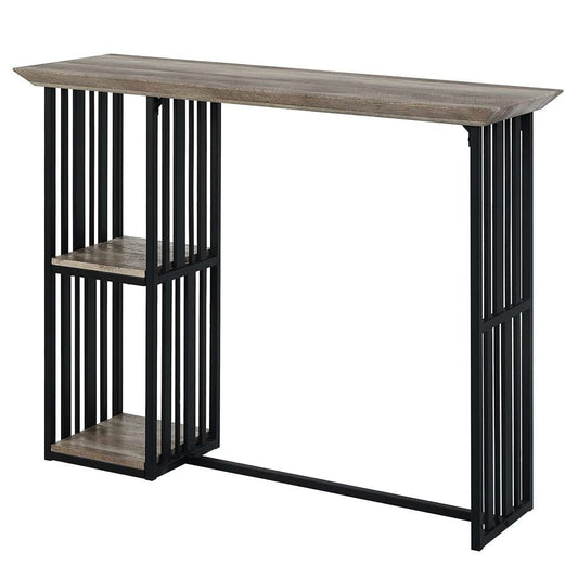 ACME Furniture - Zudora Counter Height Table - Antique Oak & Black - DN01755 view 1