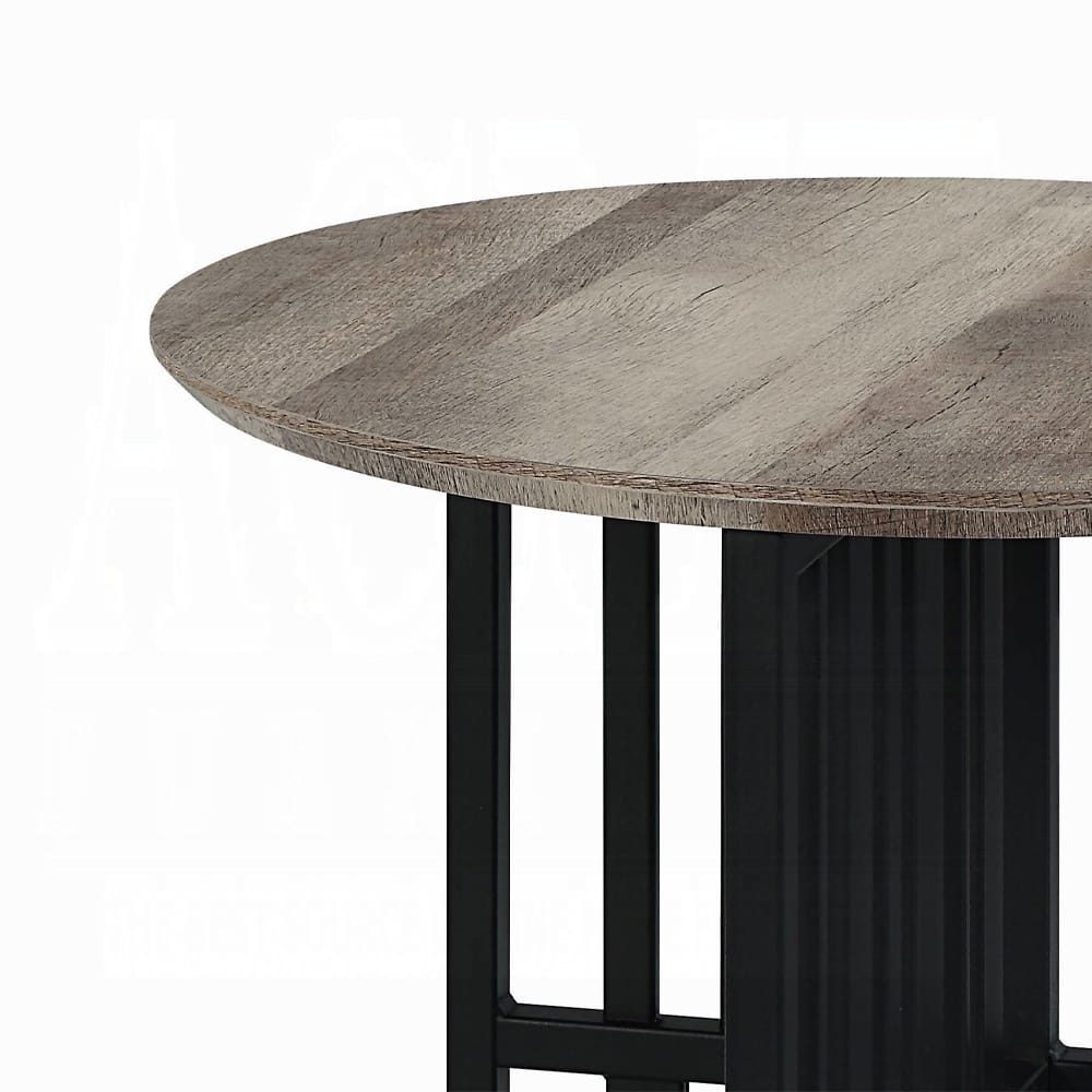 ACME Furniture - Zudora End Table - Antique Oak & Black - LV01752 view 4