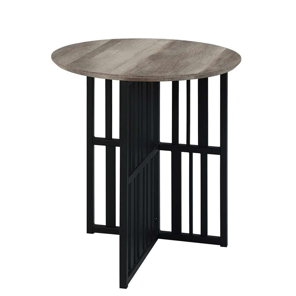ACME Furniture - Zudora End Table - Antique Oak & Black - LV01752 veiw 1