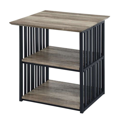 ACME Furniture - Zudora Nightstand - Antique Oak & Black - BD01749 view 1