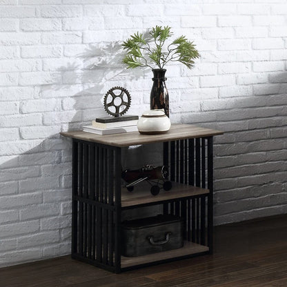 ACME Furniture - Zudora Nightstand - Antique Oak & Black - BD01749 view 5