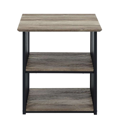 ACME Furniture - Zudora Nightstand - Antique Oak & Black - BD01749 veiw 3