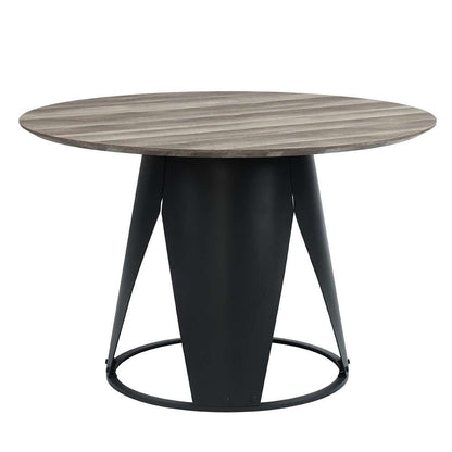 ACME Furniture - Zudora Round Dining Table - Antique Oak & Black - DN01948 view 2