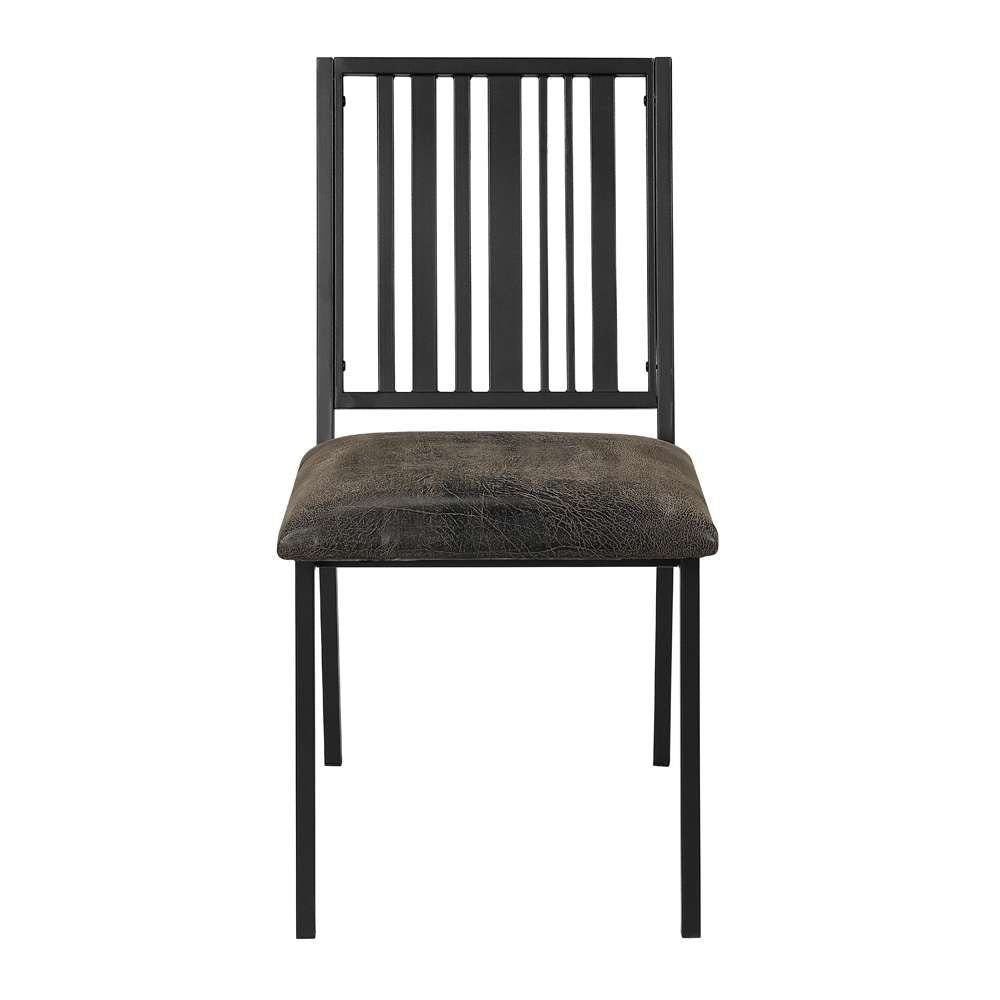 ACME Furniture - Zudora Side Chair (Set of 2) - Synthetic Leather & Black - DN01758 view 2