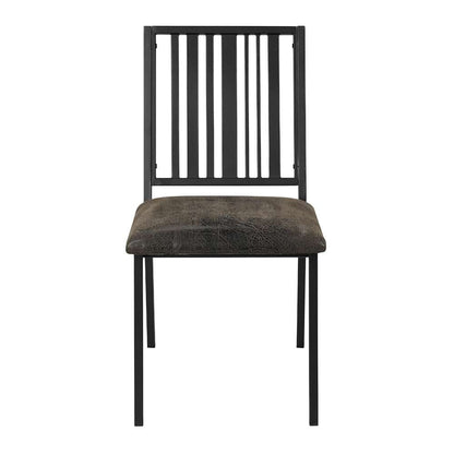 ACME Furniture - Zudora Side Chair (Set of 2) - Synthetic Leather & Black - DN01758 view 2