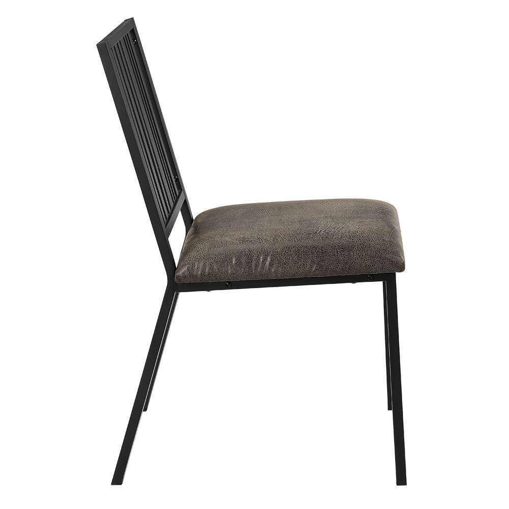 ACME Furniture - Zudora Side Chair (Set of 2) - Synthetic Leather & Black - DN01758 view 3