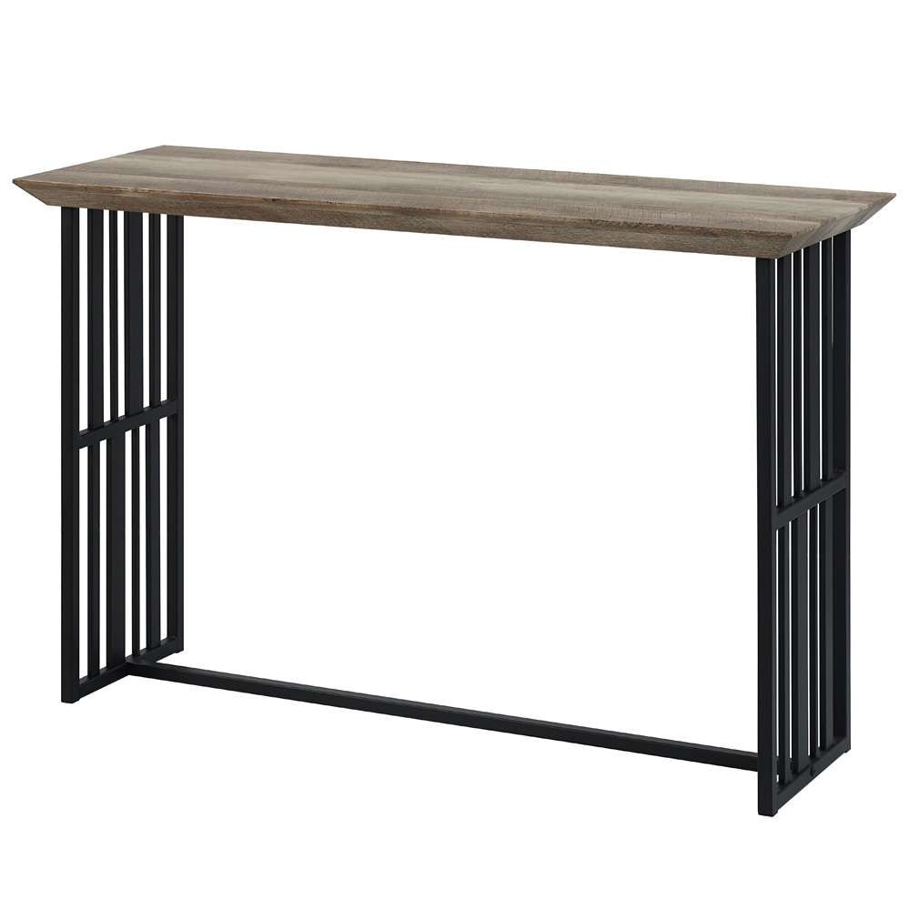 ACME Furniture - Zudora Sofa Table - Antique Oak & Black - LV01753 veiw 1