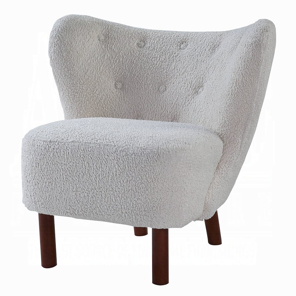 ACME Furniture - Zusud Accent Chair - White Teddy Sherpa - AC00228 view 1