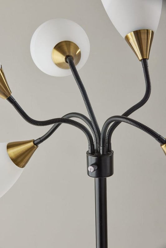 Adesso Home - 5 Light Floor Lamp - 7205-01 view 2