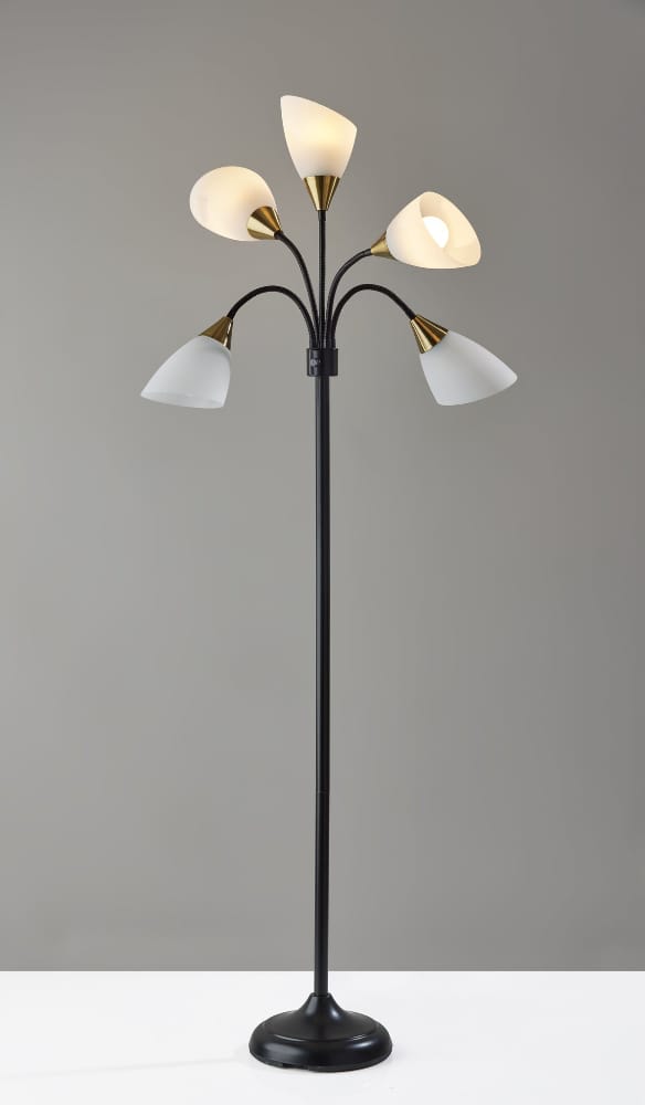 Adesso Home - 5 Light Floor Lamp - 7205-01 view 3