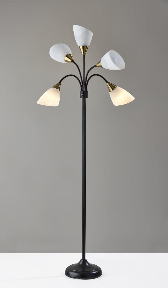 Adesso Home - 5 Light Floor Lamp - 7205-01 view 4