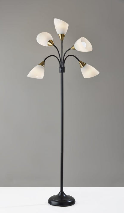 Adesso Home - 5 Light Floor Lamp - 7205-01 view 5