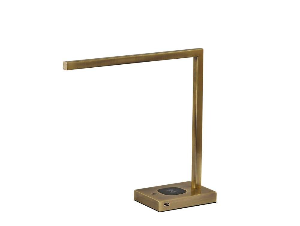 Adesso Home - Aidan AdessoCharge LED Wireless Charging Desk Lamp - 4220-21 view 1