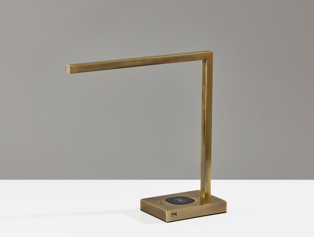 Adesso Home - Aidan AdessoCharge LED Wireless Charging Desk Lamp - 4220-21 view 5