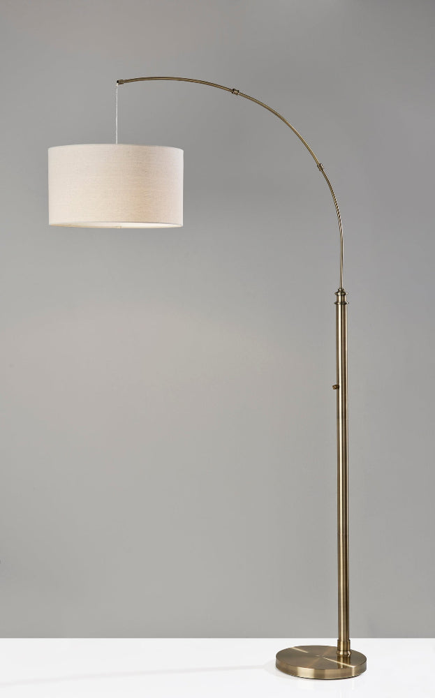 Adesso Home - Barton Arc Lamp- Antique Brass - SL1187-21 view 5