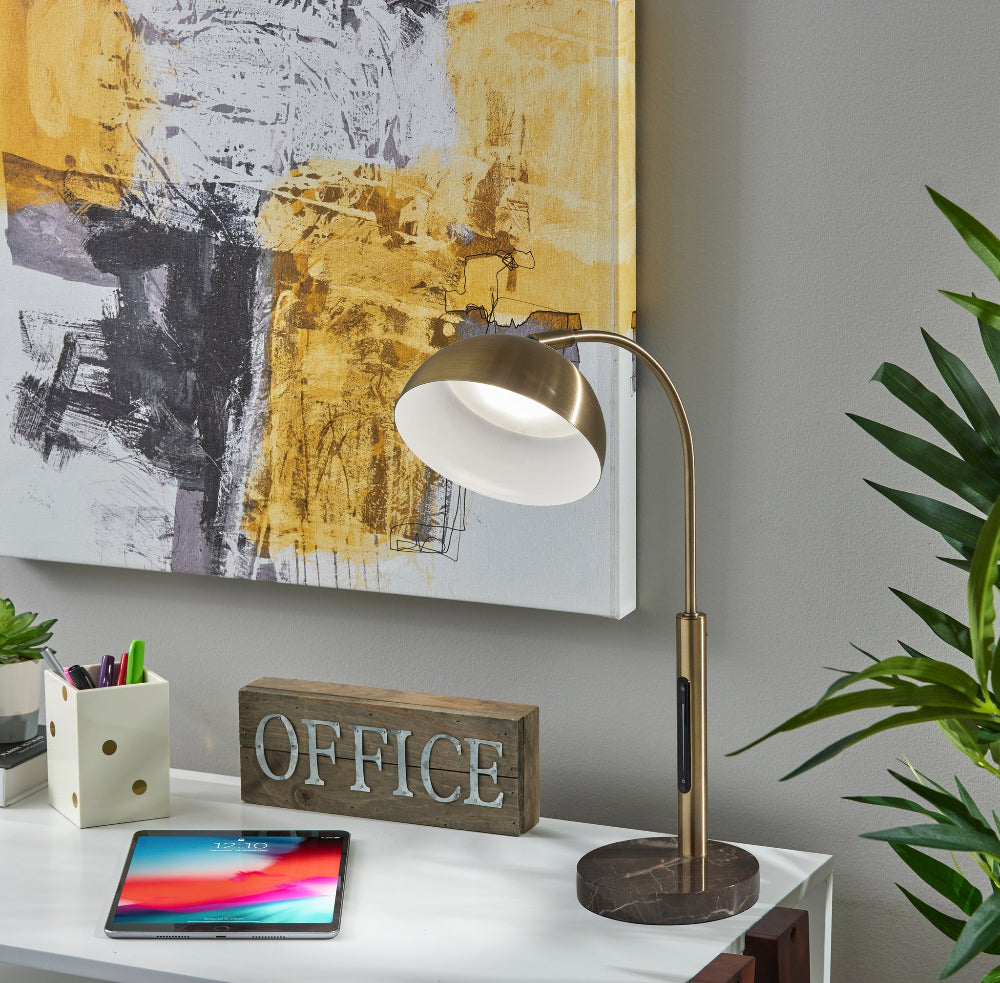 Adesso Home - Bolton LED Desk Lamp w/ Smart Switch - 4306-21 view 7