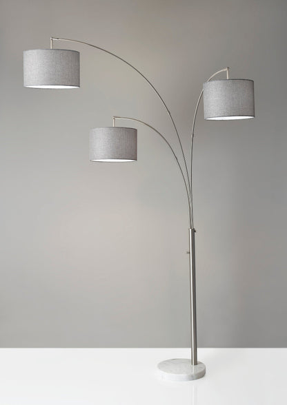 Adesso Home - Bowery 3-Arm Arc Lamp - 4250-22 view 2