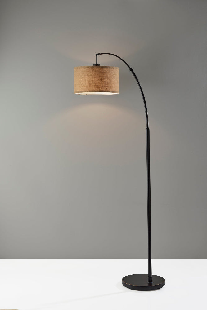 Adesso Home - Burlap Arc Lamp - SL3993-26 view 5