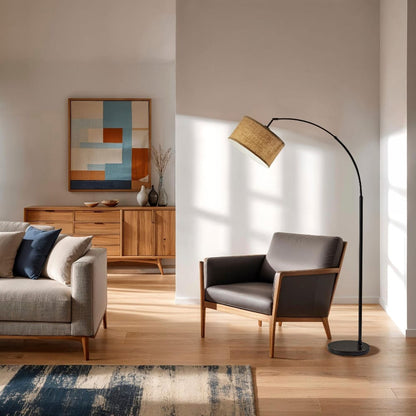 Adesso Home - Burlap Arc Lamp - SL3993-26 view 6