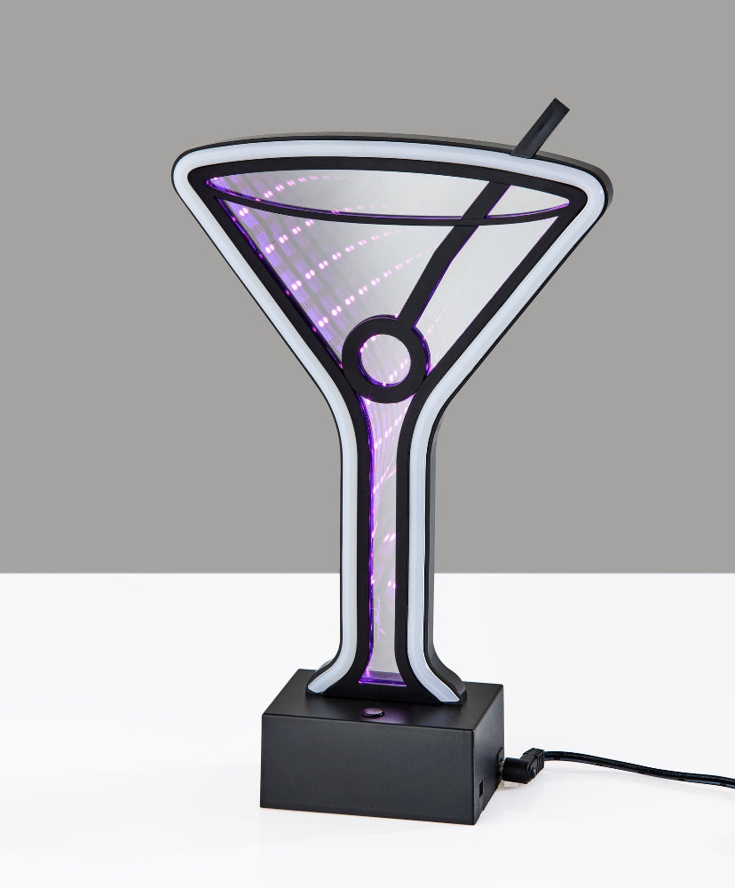 Adesso Home - Infinity Neon Martini Glass Table/Wall Lamp - SL3718-01 view 4