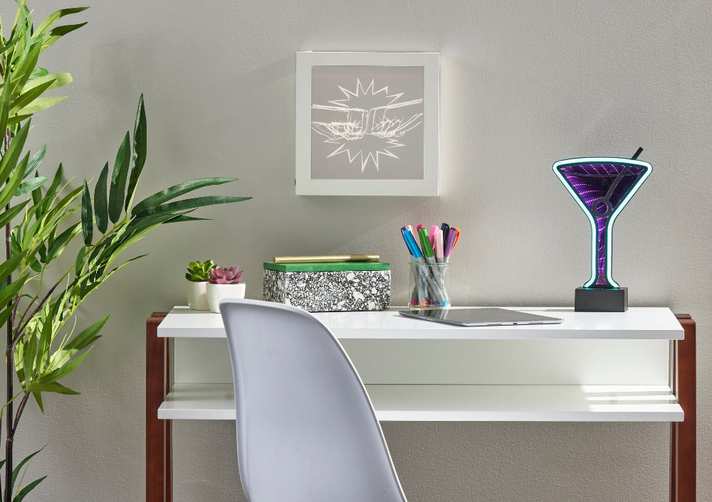 Adesso Home - Infinity Neon Martini Glass Table/Wall Lamp - SL3718-01 view 5