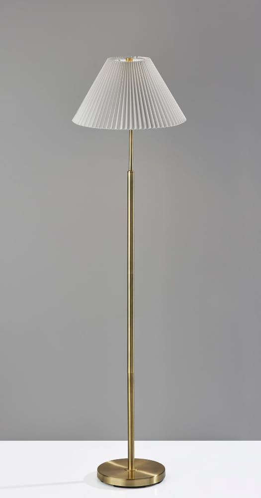 Adesso Home - Jeremy Floor Lamp- Antique Brass - SL9500-21 view 5