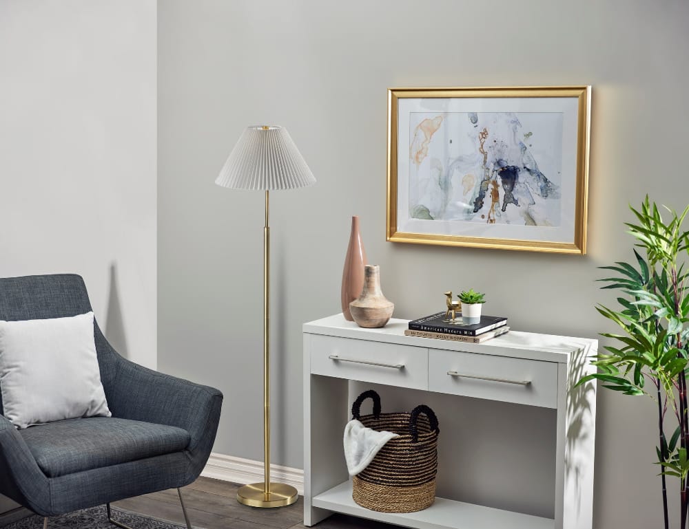 Adesso Home - Jeremy Floor Lamp- Antique Brass - SL9500-21 view 6