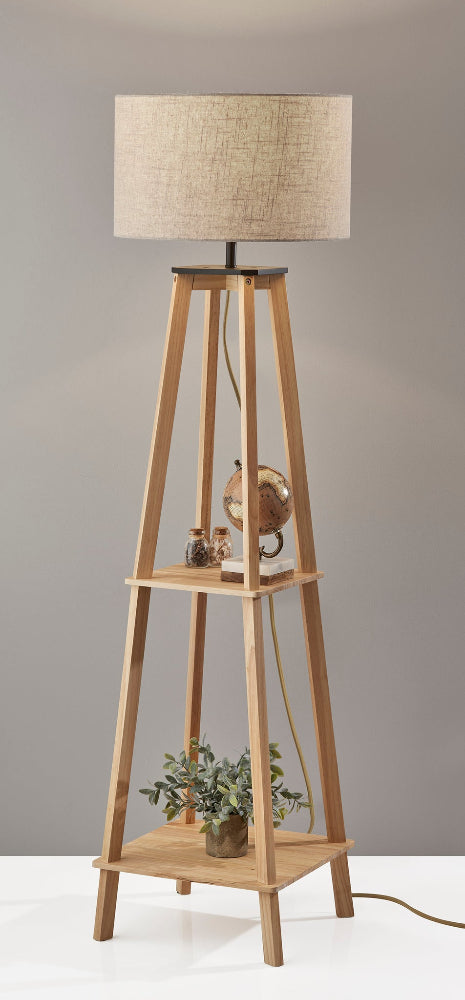 Adesso Home - Kirby Shelf Floor Lamp - 3056-12 view 4