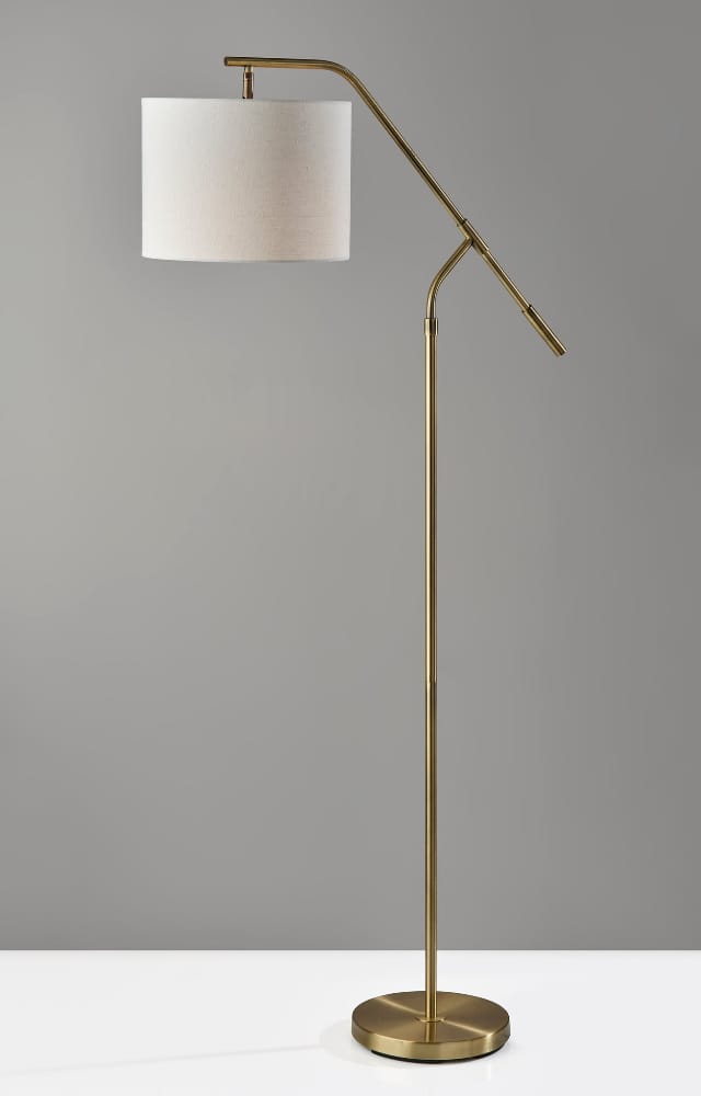 Adesso Home - Milo Floor Lamp- Antique Brass - SL9503-21 view 4