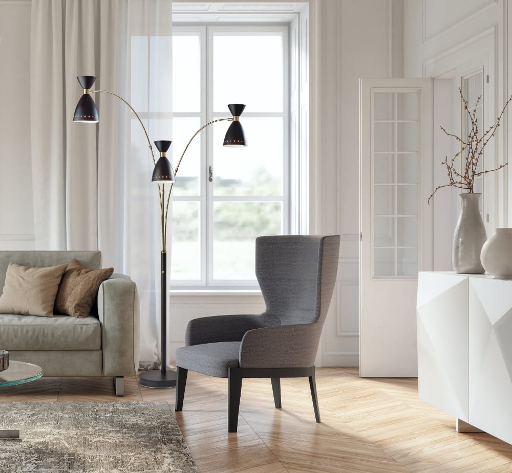 Adesso Home - Oscar 3-Arm Arc Lamp - 4290-01 view 6