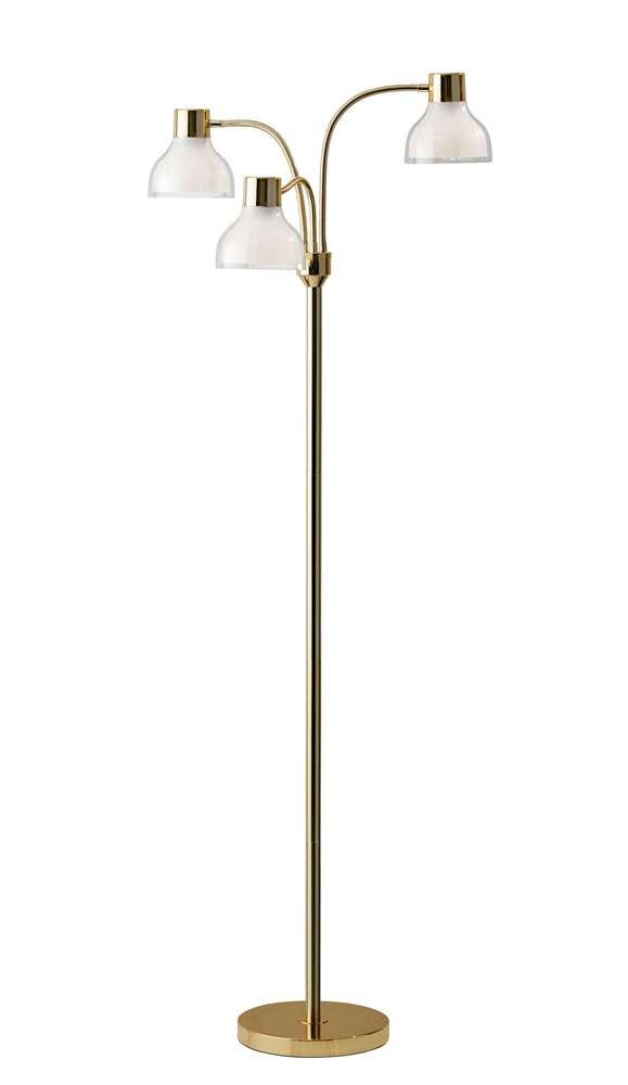 Adesso Home - Presley 3-Arm Floor Lamp - 3566-04 view 1
