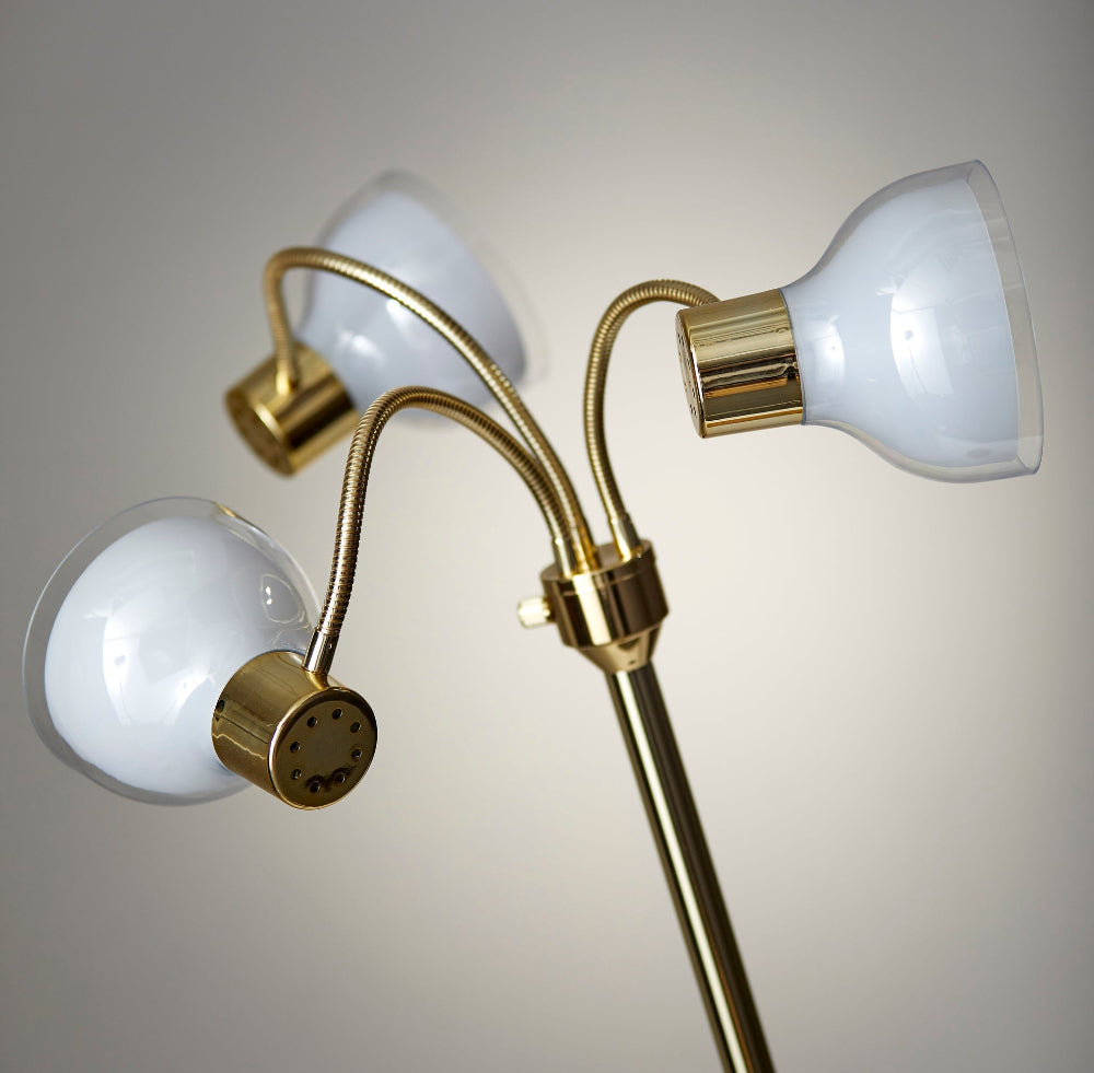 Adesso Home - Presley 3-Arm Floor Lamp - 3566-04 view 2