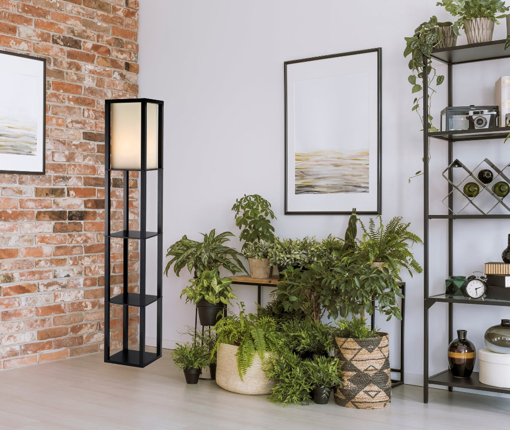 Adesso Home - Titan Tall Shelf Floor Lamp - 3193-01 view 5