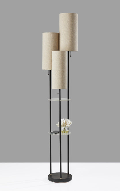 Adesso Home - Trio Shelf Floor Lamp - 4305-01 view 4