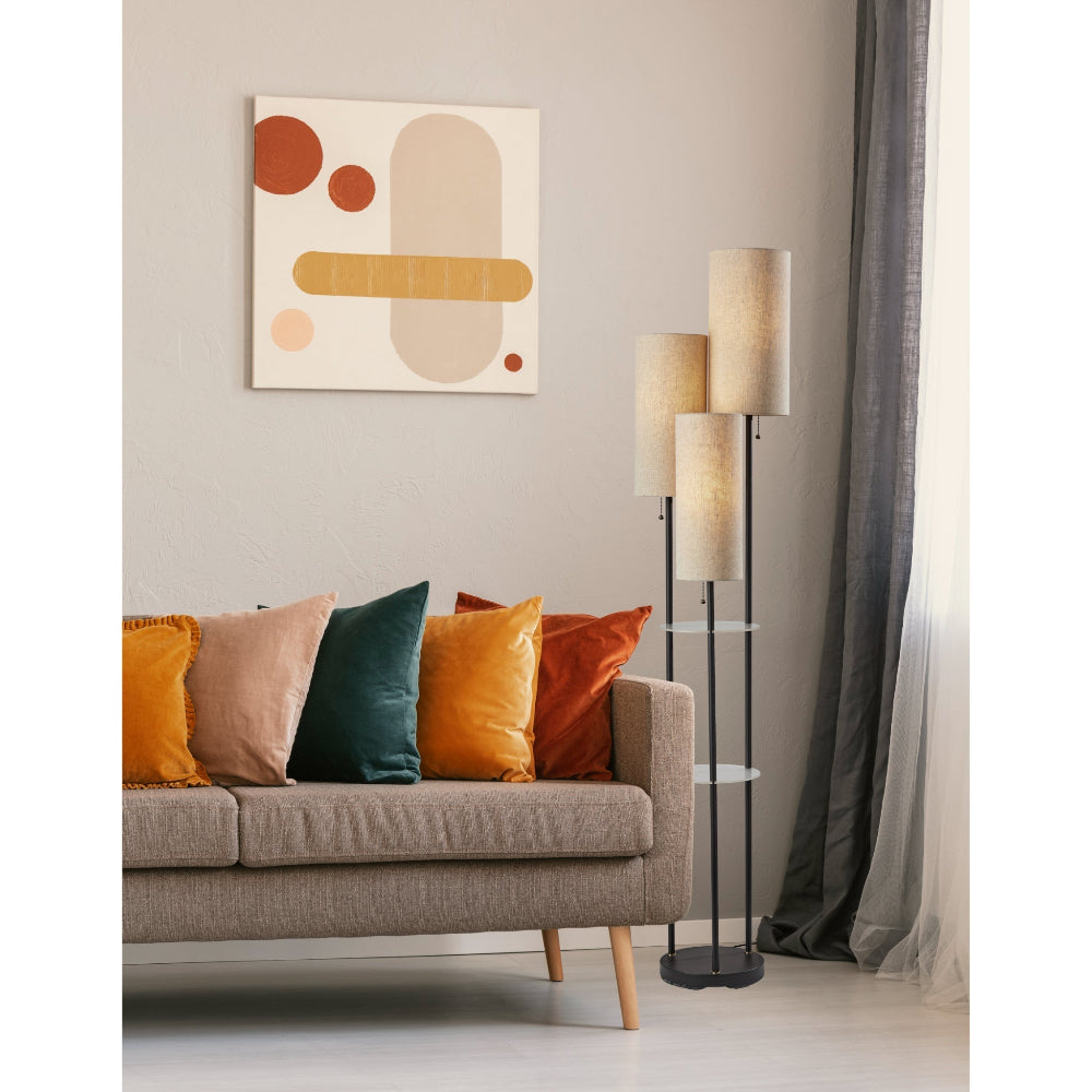 Adesso Home - Trio Shelf Floor Lamp - 4305-01 view 5