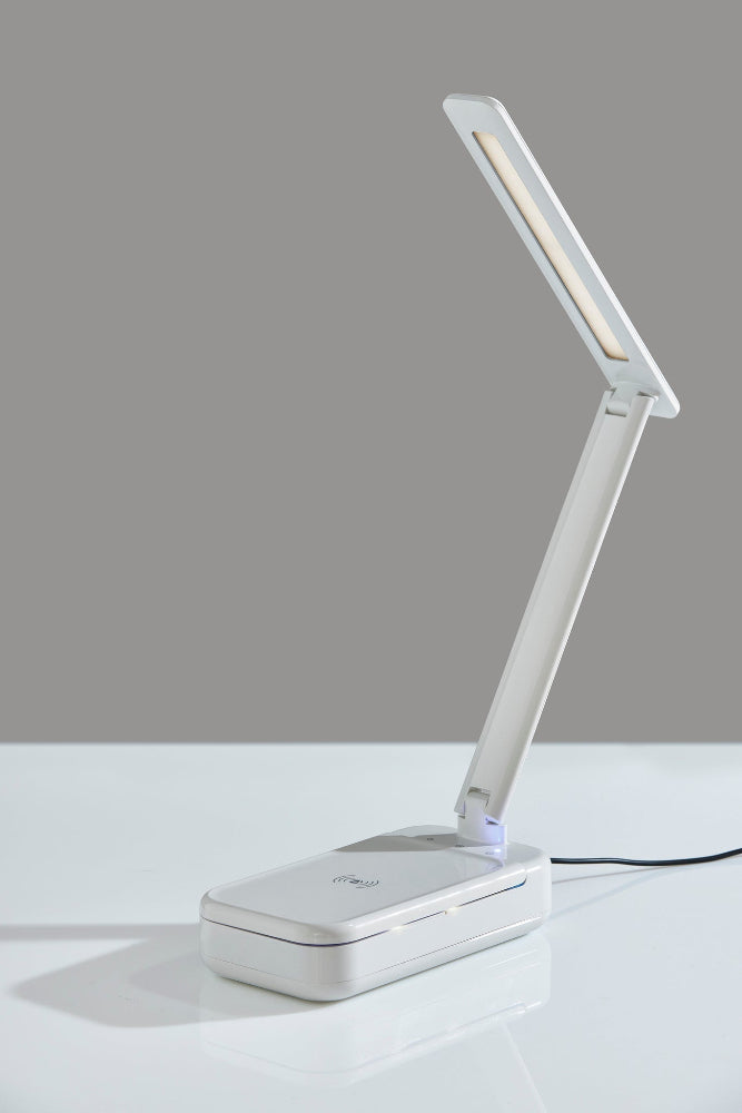 Adesso Home - UV-C Sanitizing Desk Lamp w. Wireless Charging & Smart Switch - SL4927-02 view 5