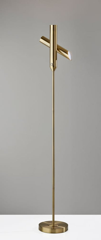 Adesso Home - Vega Torchiere- Antique Brass - 4079-21 view 3