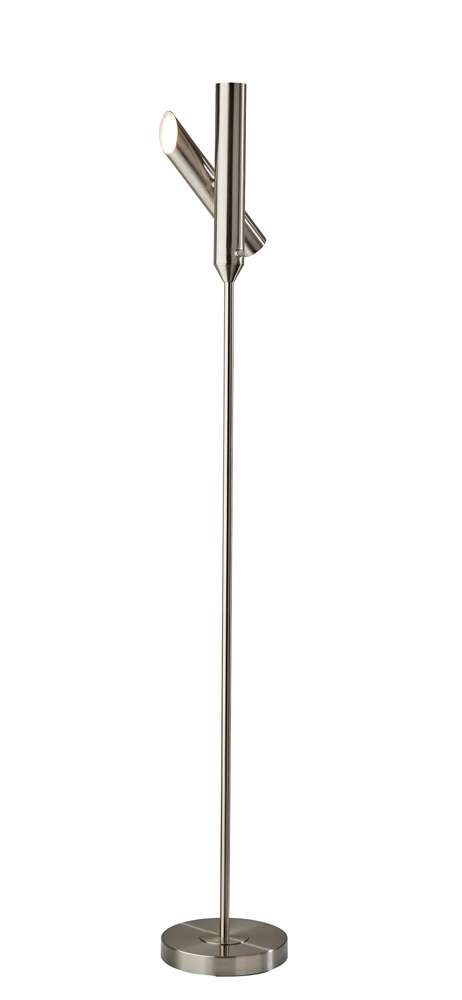 Adesso Home - Vega Torchiere- Steel - 4079-22 veiw 1