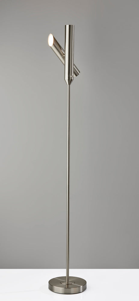 Adesso Home - Vega Torchiere- Steel - 4079-22 veiw 3