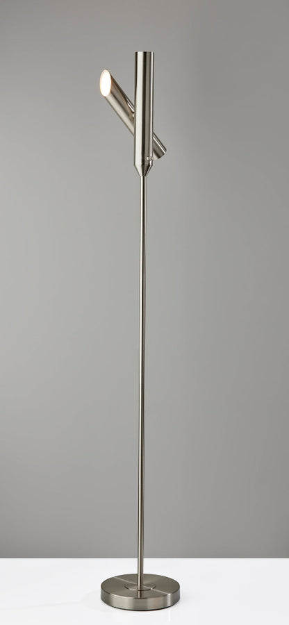 Adesso Home - Vega Torchiere- Steel - 4079-22 veiw 3