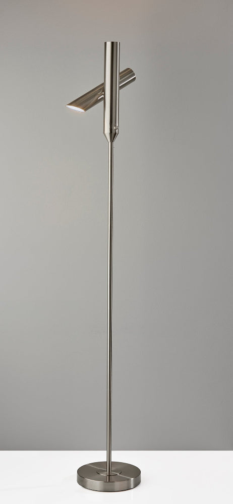 Adesso Home - Vega Torchiere- Steel - 4079-22 veiw 4