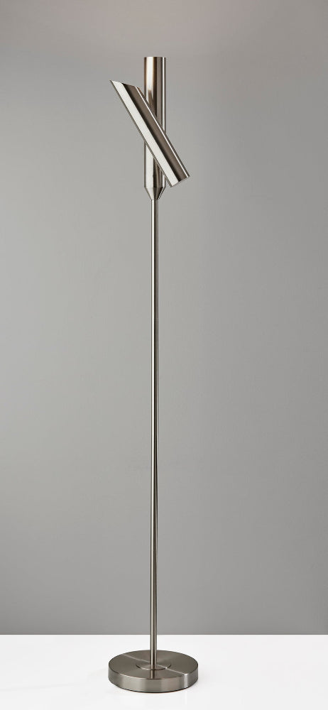 Adesso Home - Vega Torchiere- Steel - 4079-22 veiw 5