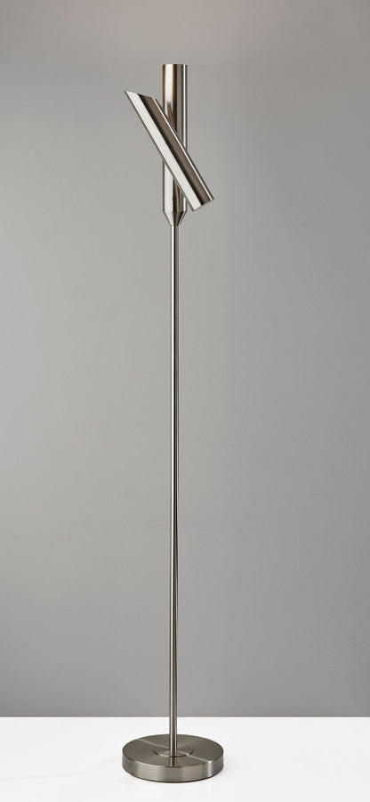Adesso Home - Vega Torchiere- Steel - 4079-22 veiw 5