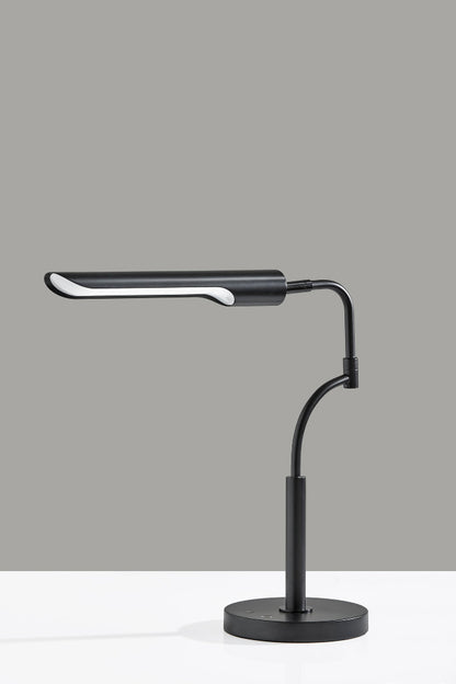 Adesso Home - Zane LED Desk Lamp w. Smart Switch- Black - 3957-01 view 2