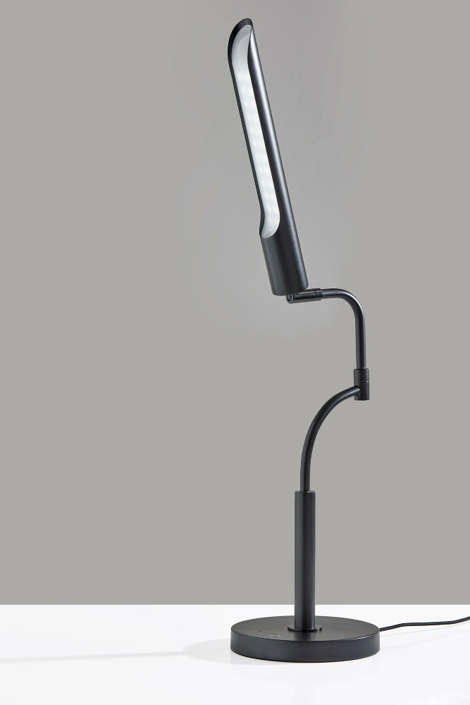 Adesso Home - Zane LED Desk Lamp w. Smart Switch- Black - 3957-01 view 5