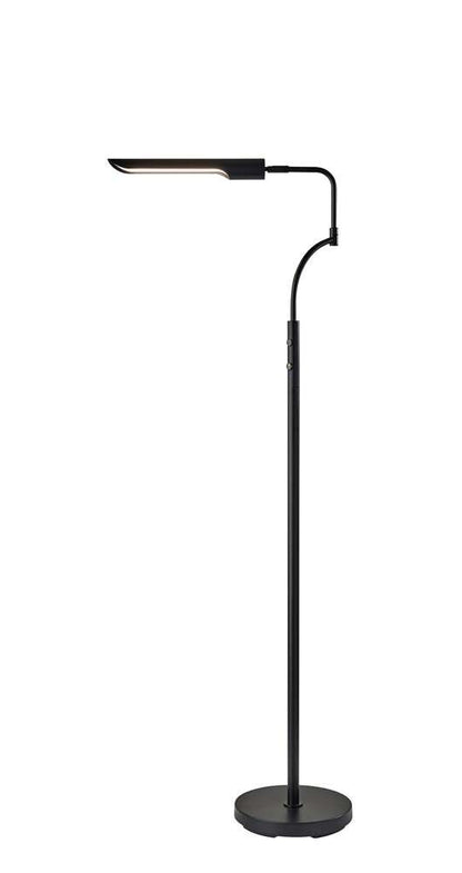Adesso Home - Zane LED Floor Lamp w. Smart Switch- Black - 3958-01 view 1
