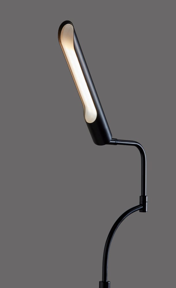 Adesso Home - Zane LED Floor Lamp w. Smart Switch- Black - 3958-01 view 3