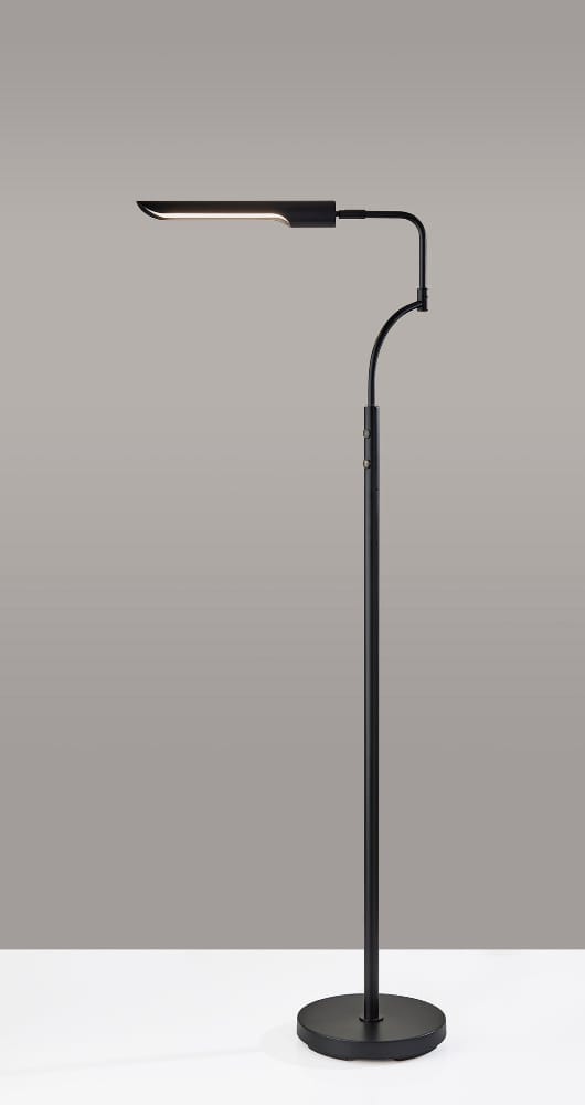 Adesso Home - Zane LED Floor Lamp w. Smart Switch- Black - 3958-01 view 4