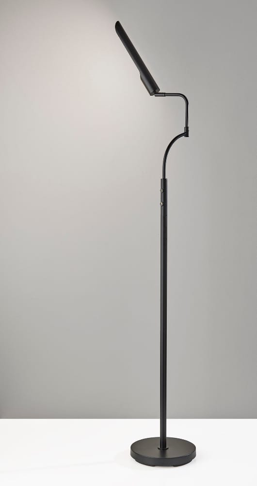 Adesso Home - Zane LED Floor Lamp w. Smart Switch- Black - 3958-01 view 5