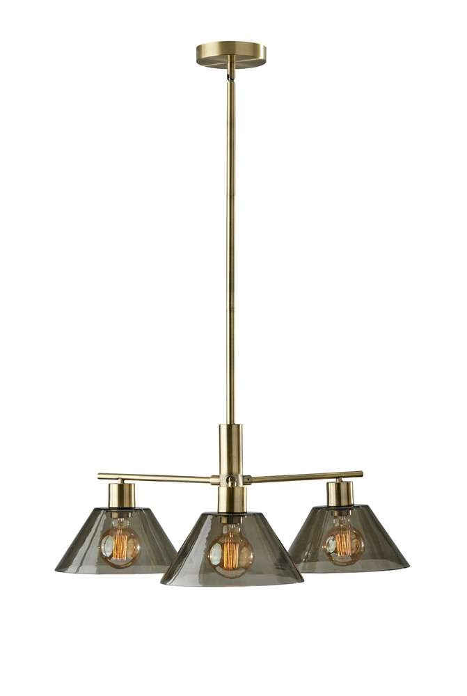 Adesso Home - Zoe 3 Light Chandelier - 3796-21 veiw 1